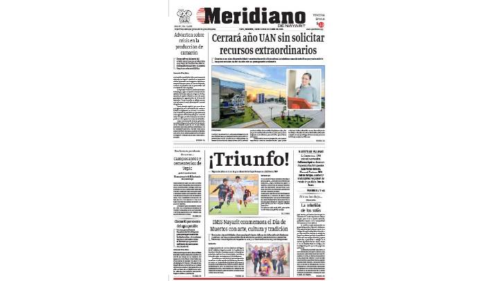 Edición impresa 30 de octubre de 2025