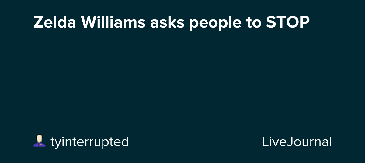 Zelda Williams asks people to STOP 🛑: ohnotheydidnt