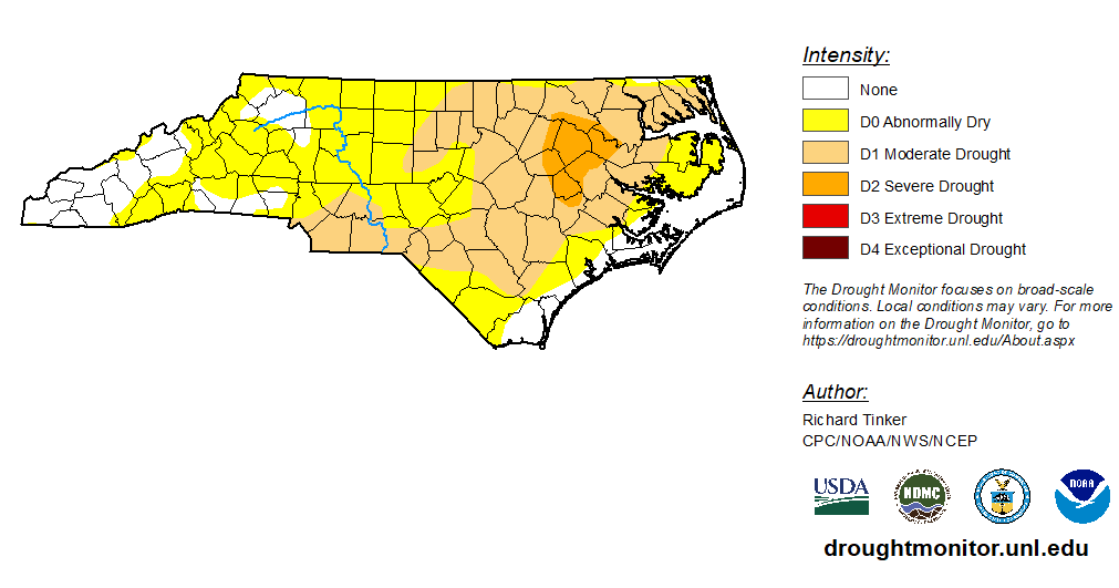 Drought reaches Guilford, Forsyth NC