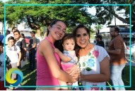Entrega Mara Lezama parque rescatado en la colonia 8 de Octubre de Chetumal