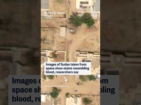 Images of Sudan taken from space show stains resembling blood, researchers say