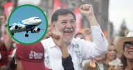 ¿Cuánto gastó Fernández Noroña por viajar en un avión privado de lujo? Así lo captaron