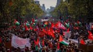 Unas 70.000 personas se manifiestan en apoyo a Palestina en Barcelona