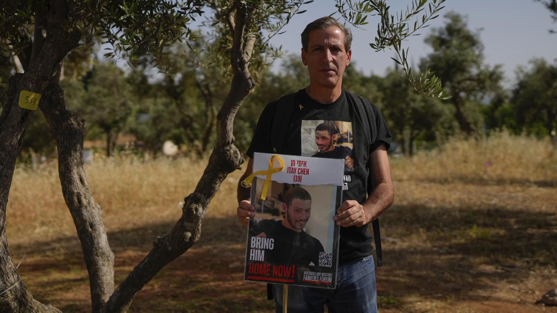 Father of Israeli hostage Itay Chen describes agony of waiting for return of his son's body