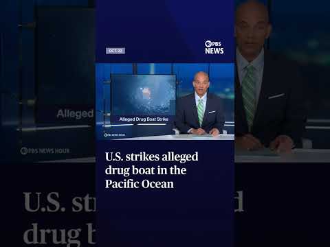 U.S. strikes alleged drug boat in the Pacific Ocean