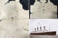 Titanic archive including rare first-class passenger list expected to sell for more than $100,000