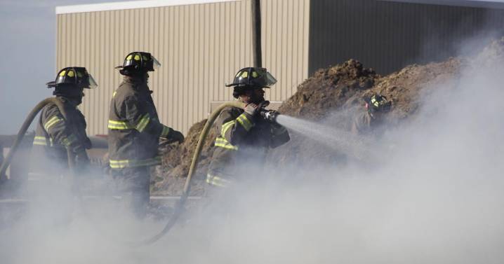 Fire departments respond to fire in Winfred