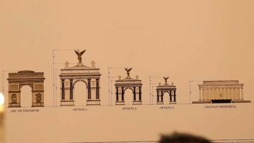 President Trump involved in planning triumphal arch to commemorate the country's 250th anniversary