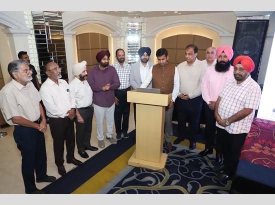Jalandhar DC launches new website for Surjit Hockey Academy Photo Source: Babushahi Bureau [ FULL VIEW ]
