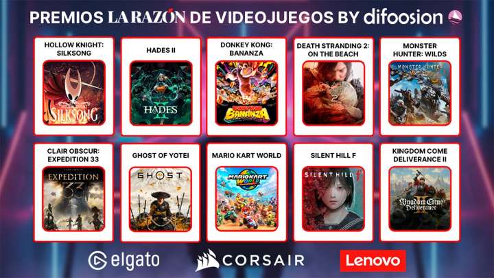 Premios La Razón de Videojuegos by Difoosion: recuerda votar a tu juego favorito de 2025