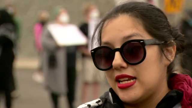 Bay Area demonstrators protest weekend ICE check