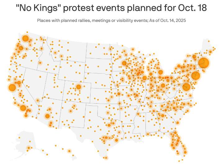 What to know about Oct. 18 "No Kings" protests