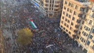 Manifestación en València en apoyo de Palestina