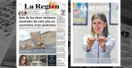 La portada de La Región de este viernes, 24 de octubre
