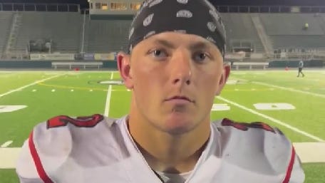 Wadsworth football player Gavin Madigan