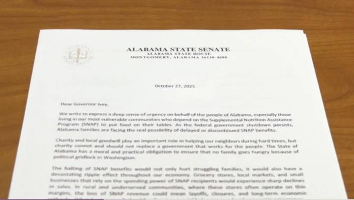 Alabama Senate Democrats calling for special session amid government shutdown