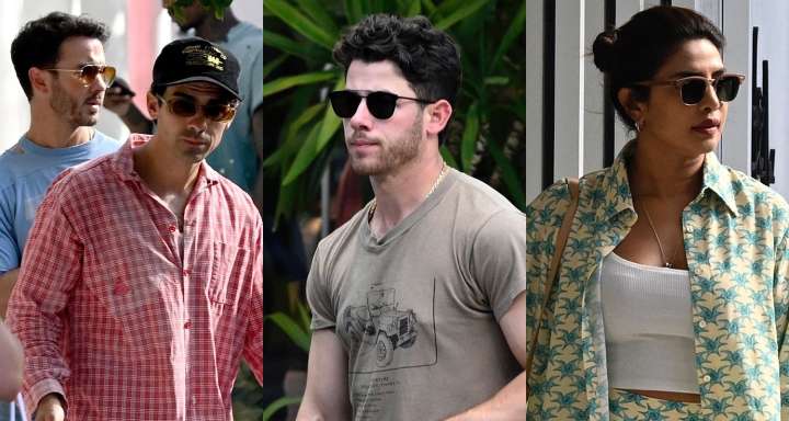 Joe & Kevin Jonas Meet Up with Nick Jonas & Priyanka Chopra for Lunch in Miami | Joe Jonas, Jonas Brothers, Kevin Jonas, Nick Jonas, Priyanka Chopra | Celebrity News and Gossip | Entertainment, Photos