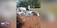 FHP: Man critically injured, baby ejected in car seat after fiery Crawfordville crash Tuesday afternoon