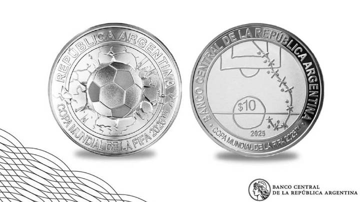 El BCRA lanzó una moneda especial del Mundial 2026 con homenaje a Maradona: cuál será su valor