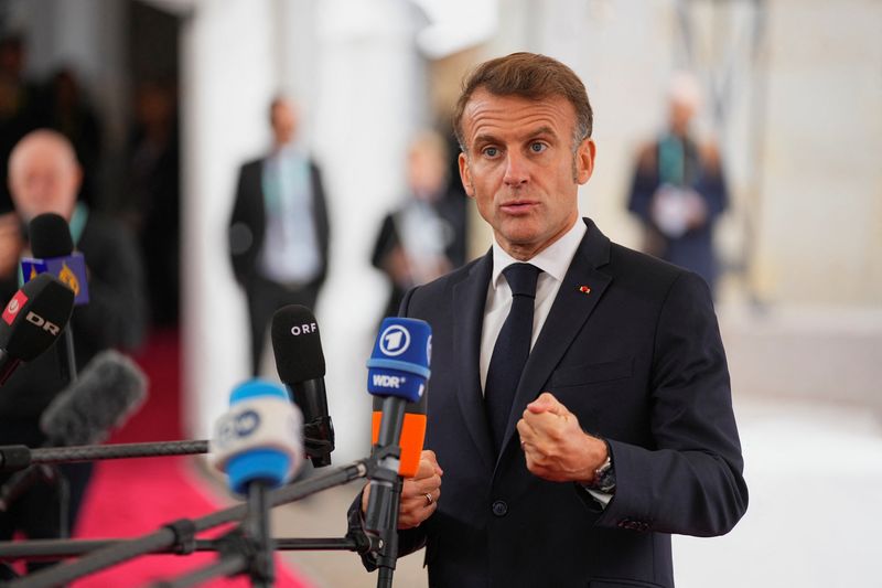 Macron applauds probe of suspected 'shadow fleet' tanker anchored off French coast