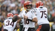Joe Flacco throws first touchdown with Bengals, Cincinnati trails 10