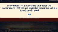 Trump administration uses taxpayer dollars to blame Democrats for government shutdown