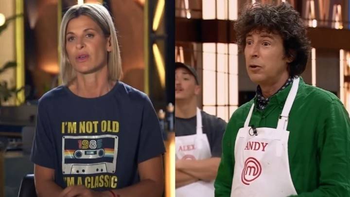Eugenia Tobal y Andy Chango se dijeron de todo y se pelearon en MasterChef