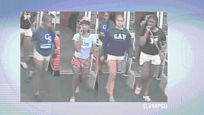 Las Vegas police look for drugstore robbery suspects accused of pepper spraying employees