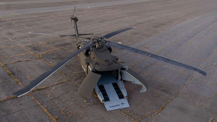 Black Hawk drone with clamshell nose unveiled by Sikorsky