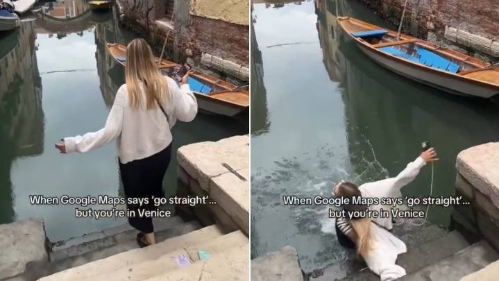 Turista cae a un canal de Venecia al seguir las indicaciones de Google Maps