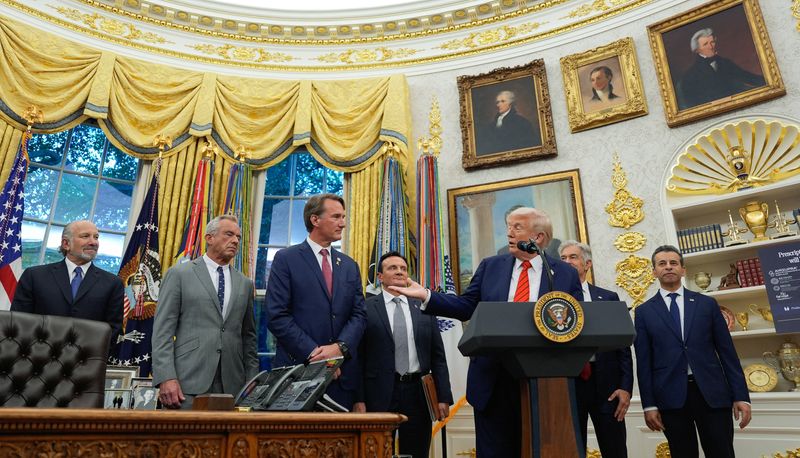 Banquets and billions: How AstraZeneca sealed a US medicine deal with Trump