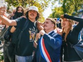 "Pedazo de perrito imperialista": el episodio viral que derivó en un cruce entre Javier Milei y un diputado francés