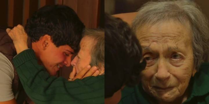 Se fue a España en busca de trabajo, volvió meses después y el emotivo reencuentro con su abuela se volvió viral