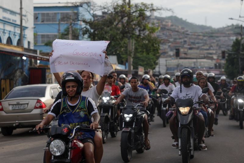 Rio authorities identify bodies, protests called after deadly police raids