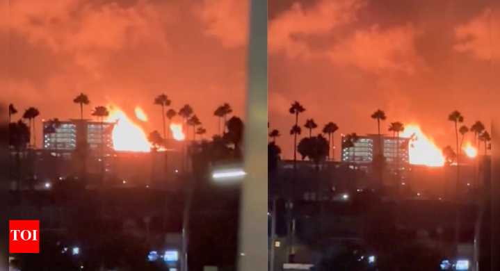 Massive blaze: Explosion sparks fire at Chevron refinery in Los Angeles; no injuries reported