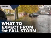 Heavy rain, strong winds expected through weekend in first major fall storm
