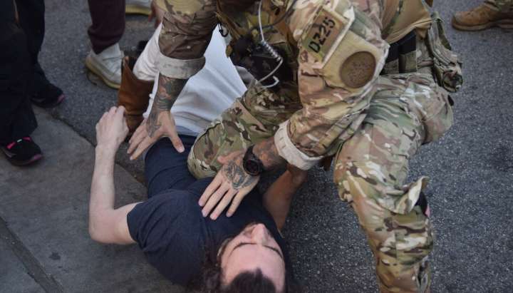 2 detained, pepper balls fired by federal agents in Albany Park
