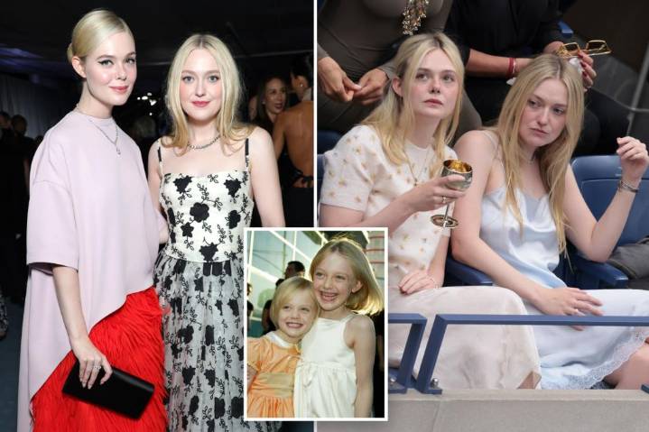 Dakota Fanning says little sister Elle 'spat her drink out' on a rude man during wild night out