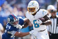 Chargers put RB Omarion Hampton on IR, add Kimani Vidal to roster