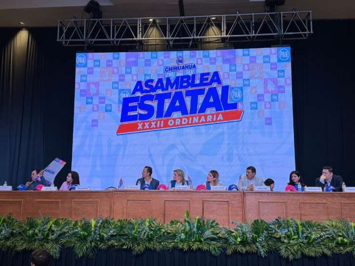 Celebra PAN asamblea estatal con la presencia de Maru Campos