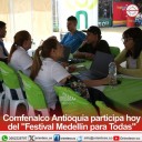 Con muchas opciones para las Mujeres, Comfenalco Antioquia participa hoy del «Festival Medellín para Todas»