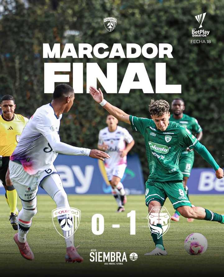 ⚽ LIGA DIMAYOR 2025-II – FECHA 18 -