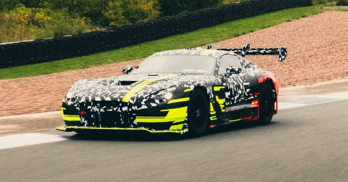 Mercedes-AMG’s answer to the Porsche 911 GT3 RS hits the track