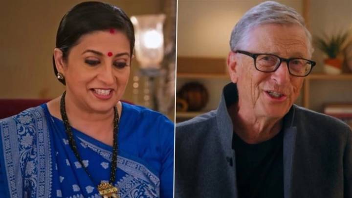 Agency News ‘Jai Shri Krishna’: Bill Gates Greets Smriti Irani’s Tulsi in ‘Kyunki SaaS Bhi Kabhi Bahu Thi 2’ Special Episode (Watch Video)
