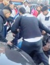 Early morning ruckus captured on video