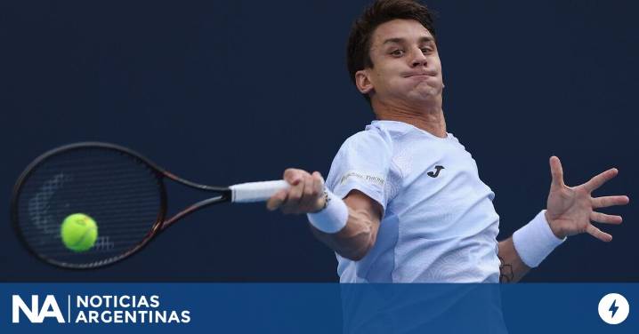 Ugo Carabelli se retiró por problemas físicos en la primera ronda del ATP 250 de Estocolmo