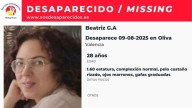 La misteriosa desaparición de Beatriz Guijarro en Valencia: salió de un bar en La Oliva y fue hallada calcinada semanas después