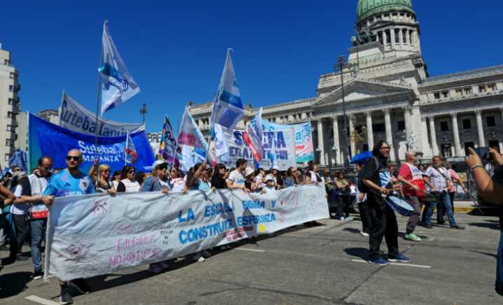 Paro docente: "Es muy importante la solidaridad y el acompañamiento", destacaron desde SUTEBA
