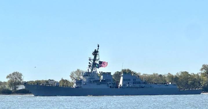 Navy begins its 250th anniversary celebration in Philly with parade of ships on Delaware River