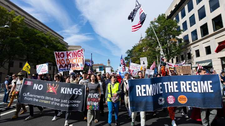 No Kings protests: Marches are underway around the country